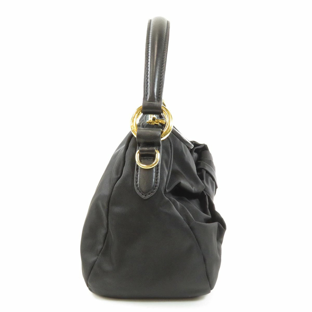 Prada 2way shoulder bag prominent knotted bow motif Black - Picture 3 of 11